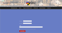 Desktop Screenshot of eastportliquors.com